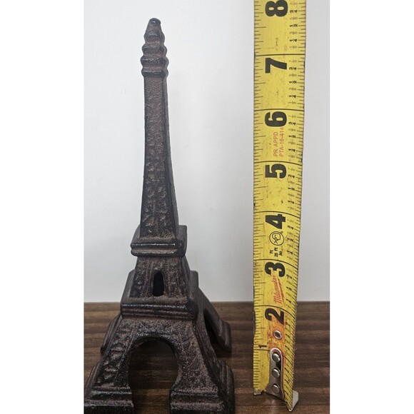 Cast Iron Eiffel Tower Architecture Home Décor French Style Decoration 8" - Picture 8 of 9